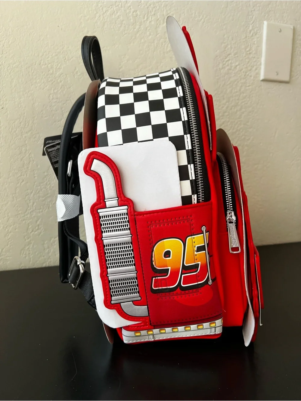 Loungefly Disney Pixar Cars Mack Truck Glow In The Dark Mini Backpack NWT